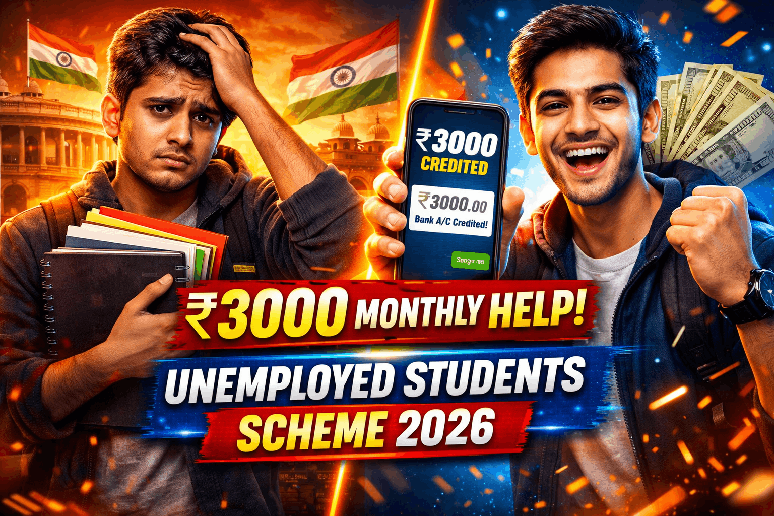 Berohgari Batta Yojana 2026: Monthly ₹Allowance for Unemployed Students